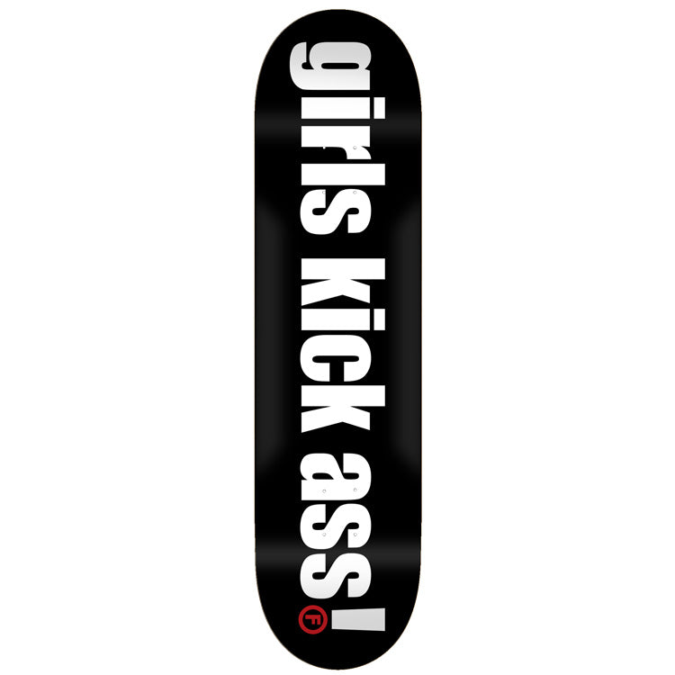 GIRLS KICK ASS BLACK 8.25