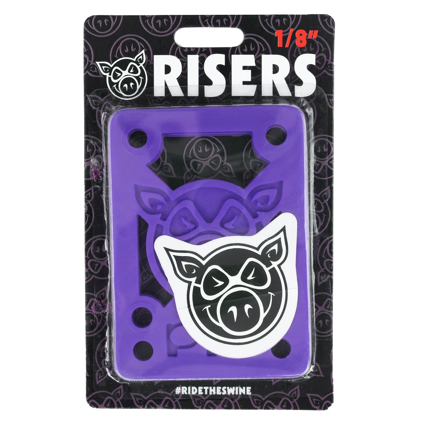 1/8" HARD RISERS PURPLE